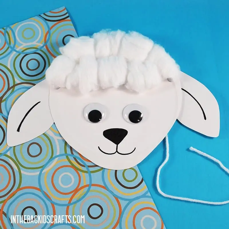 Sheep craft with cotton balls free template â in the bag kids crafts