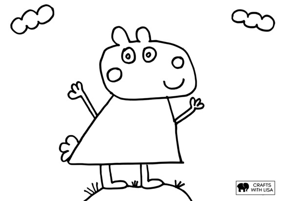 Susy sheep coloring page