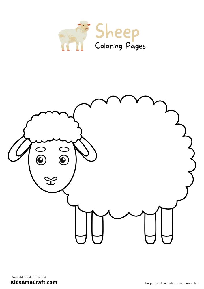 Sheep colorg pages for kids â free prtables prtables free kids colorg pages colorg pages for kids