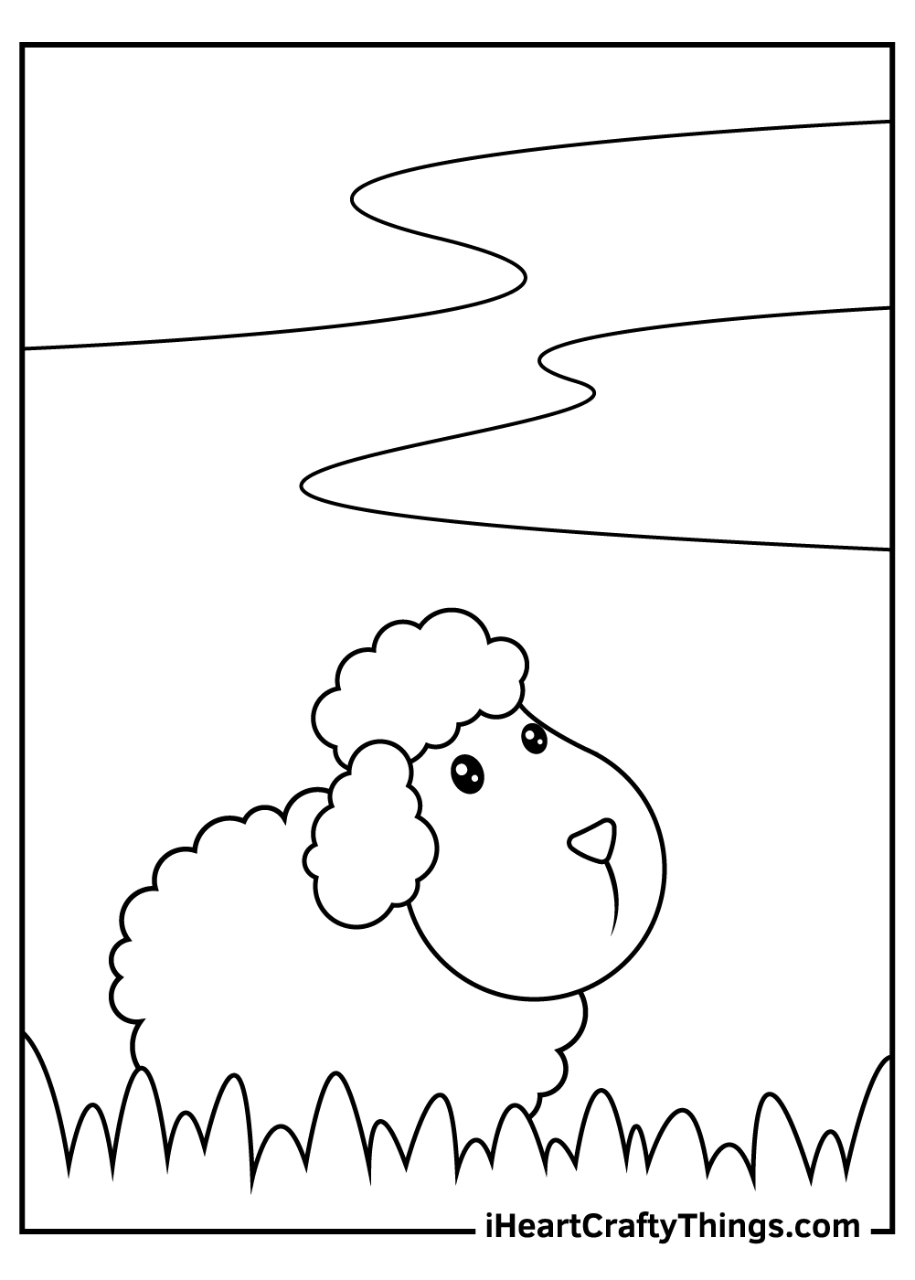 Sheep coloring pages free printables