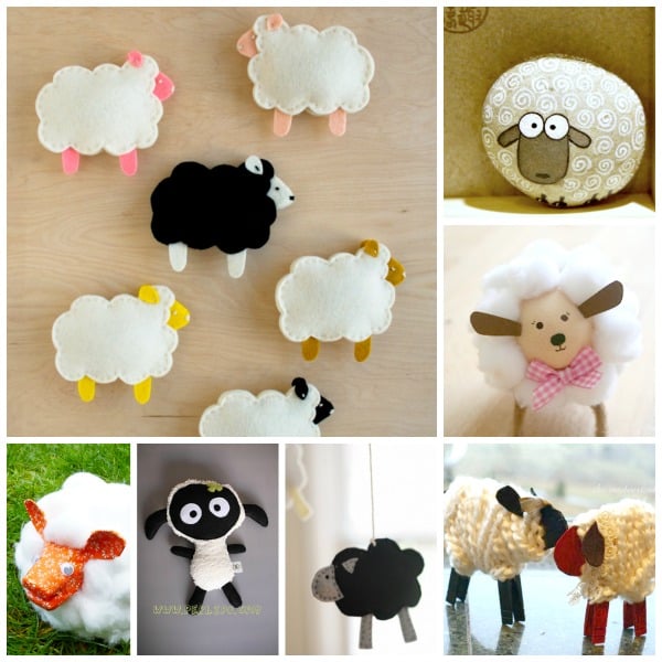 Cute lamb sheep crafts