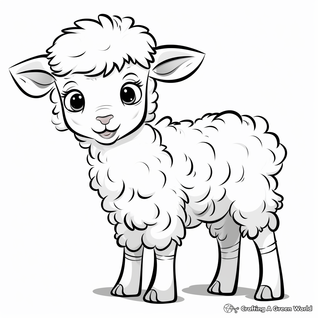 Sheep coloring pages