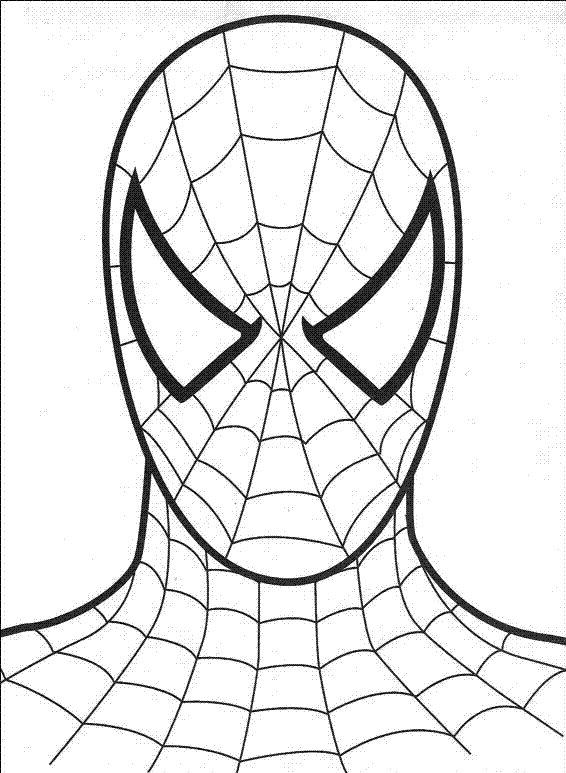 Spiderman coloring page