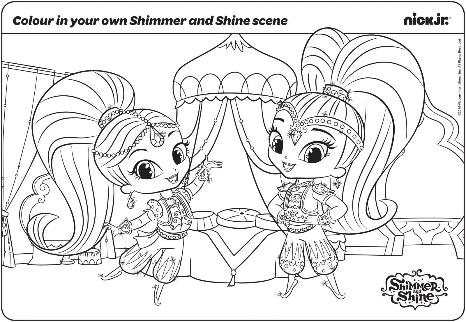 Shimmer and shine coloring pages coloring pages printable coloring pages cartoon coloring pages