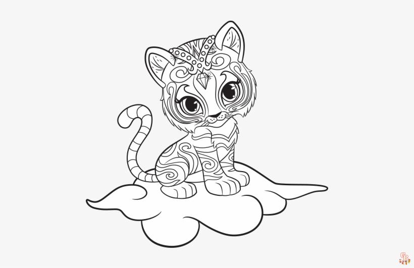 Explore the world of shimmer and shine coloring pages