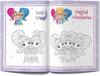 Genie joy coloring book for kids shimmer shine wonder house books books