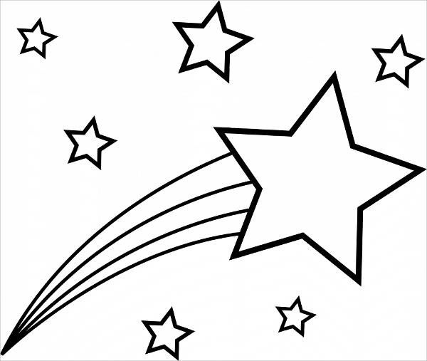 Printable star coloring pages ideas