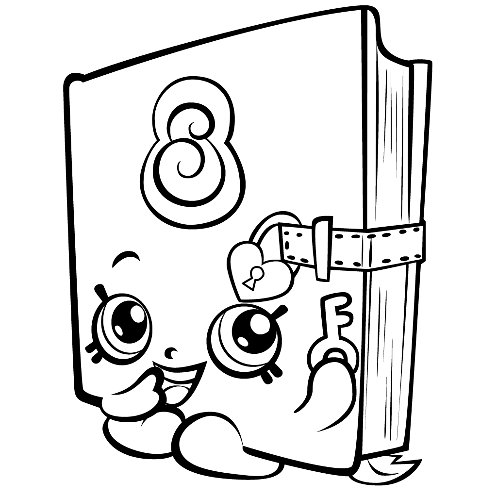 Shopkins coloring pages