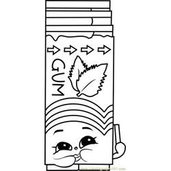 Shopkin coloring pages for kids