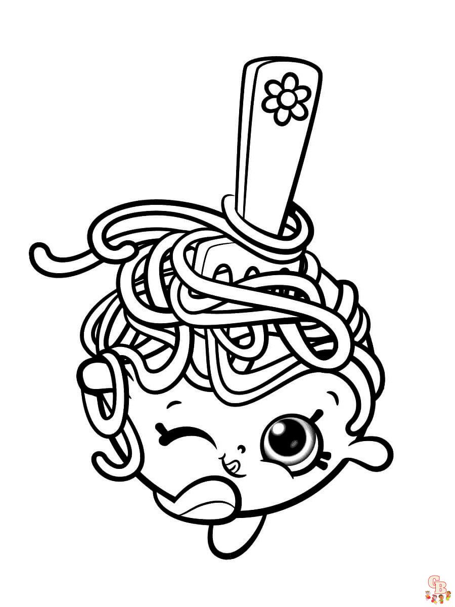 Shopkins coloring pages