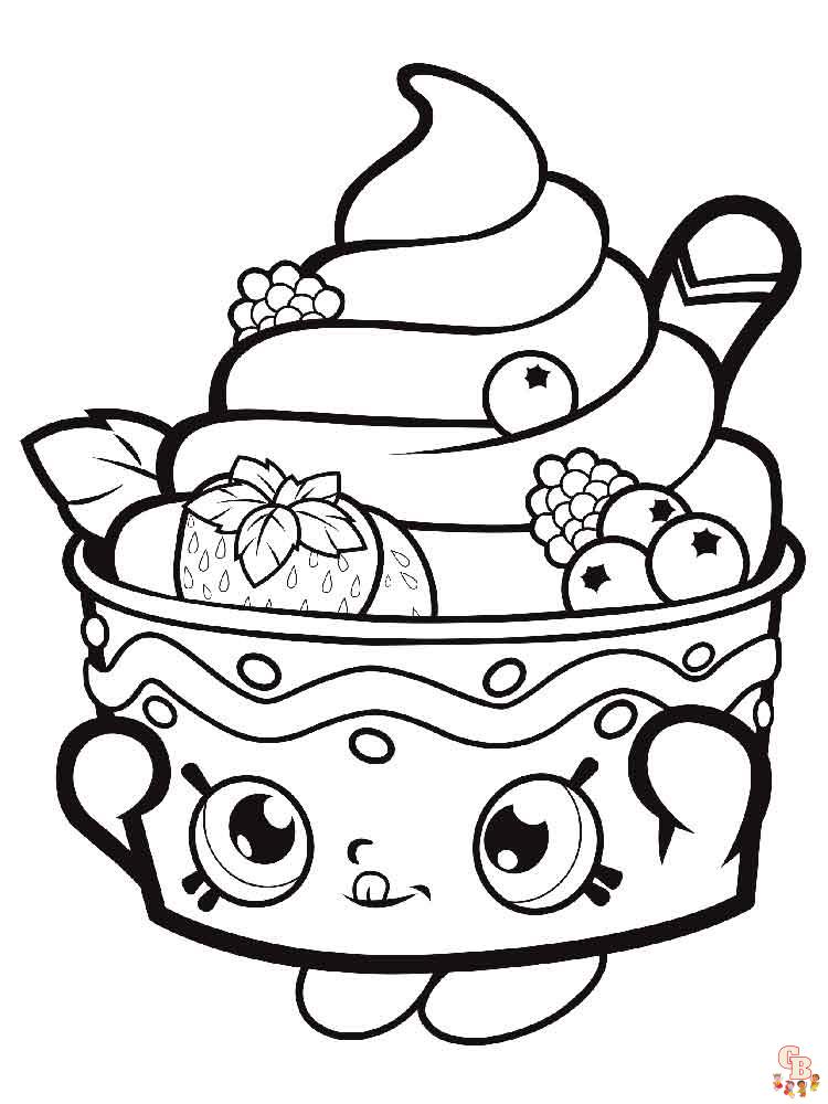 Shopkins coloring pages