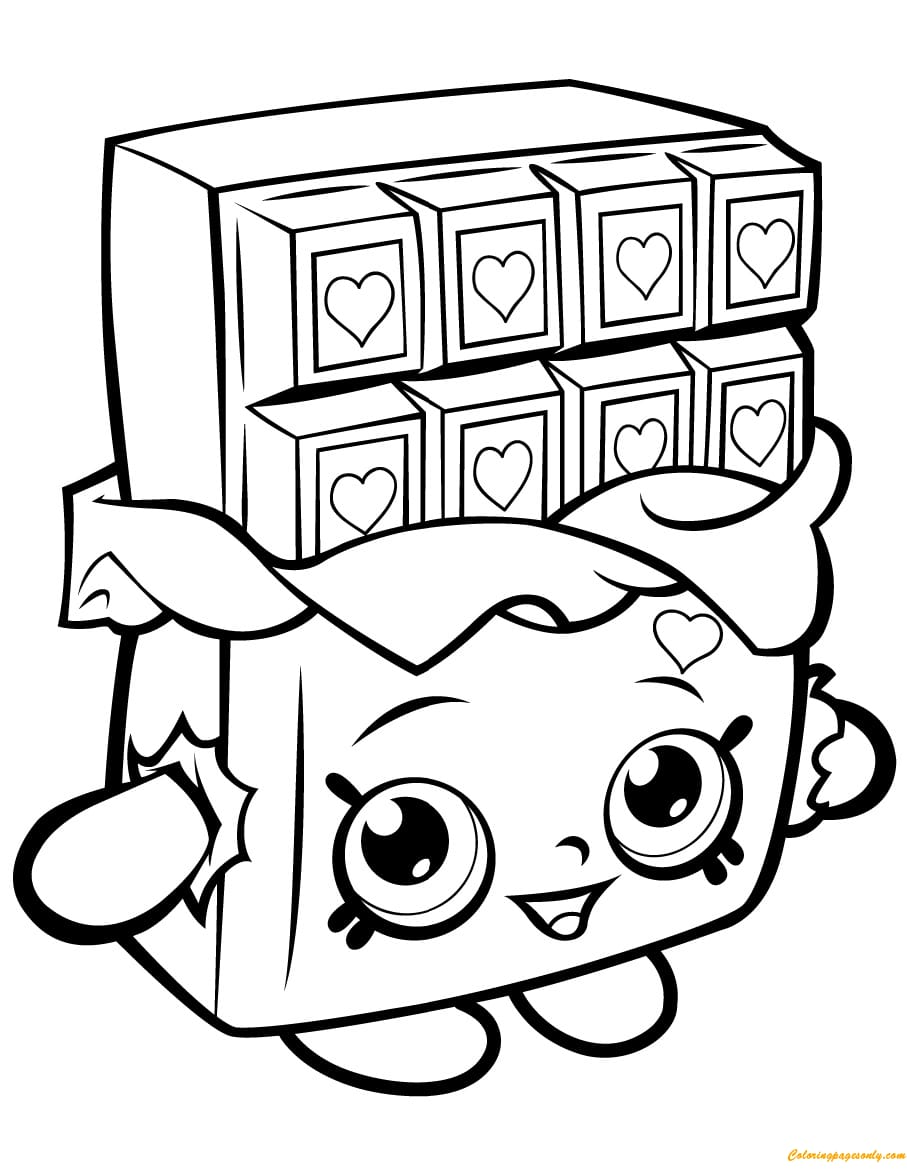 Free printable shopkins coloring pages for kids and adults of all ages