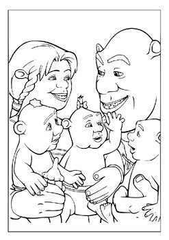 Printable shrek coloring pages for kids the ultimate artistic adventure