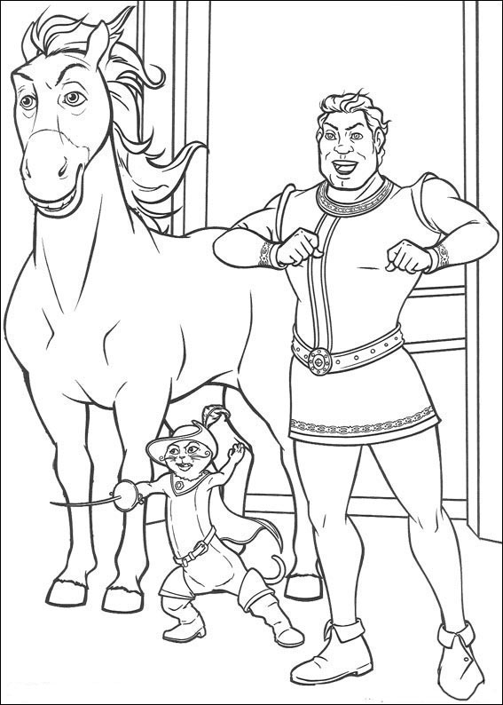 Shrek free printable coloring sheets