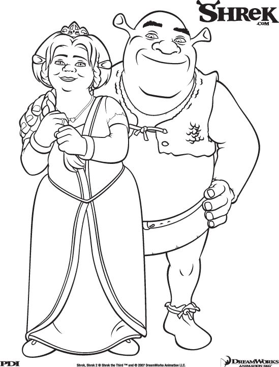 Shrek free printable shrek coloring pages cartoon coloring pages coloring pages shrek