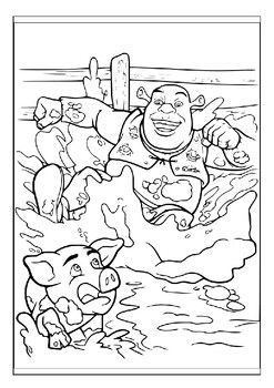 Captivate kids with printable shrek coloring pages collection and stories