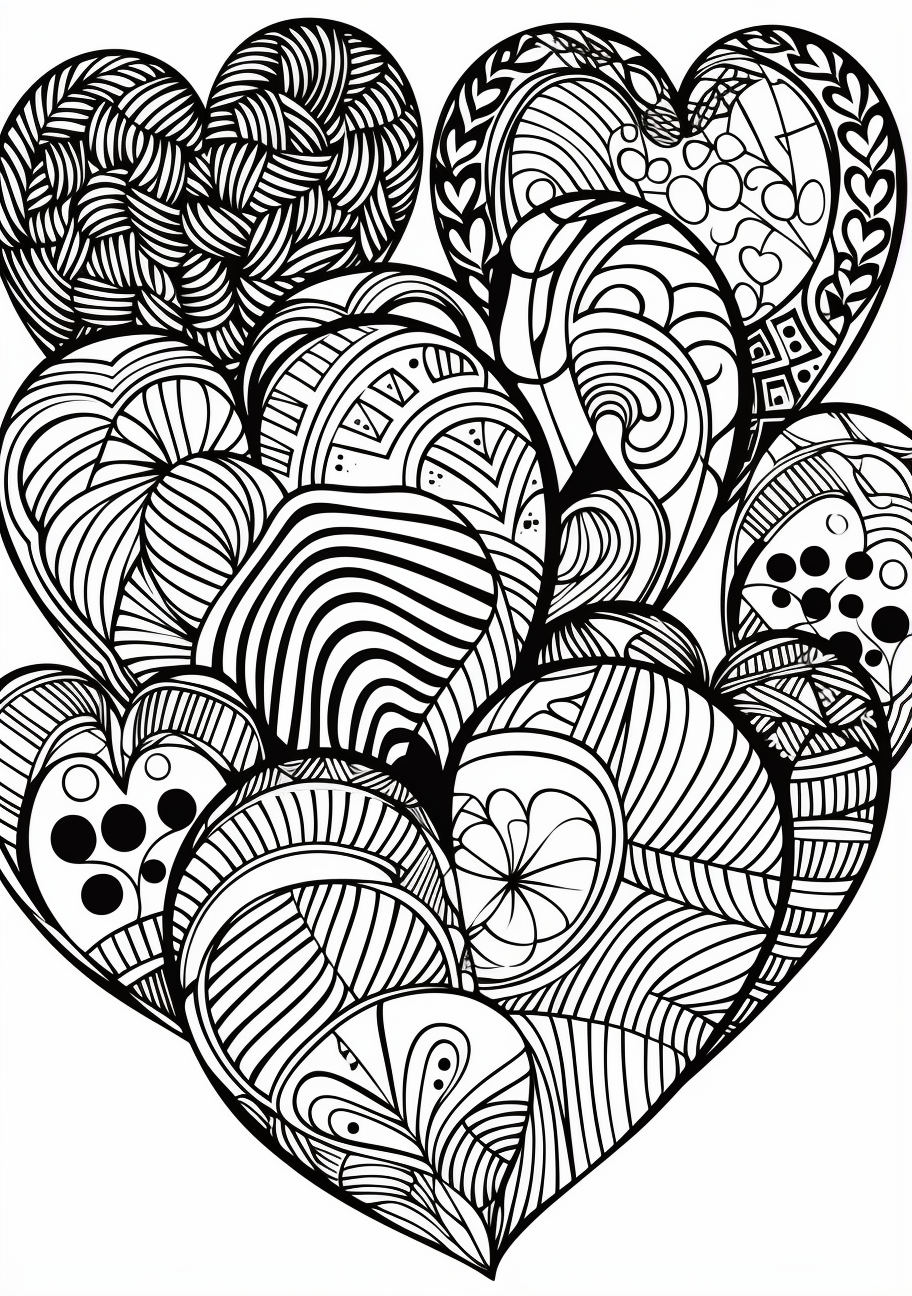 Heart deco swirl edition