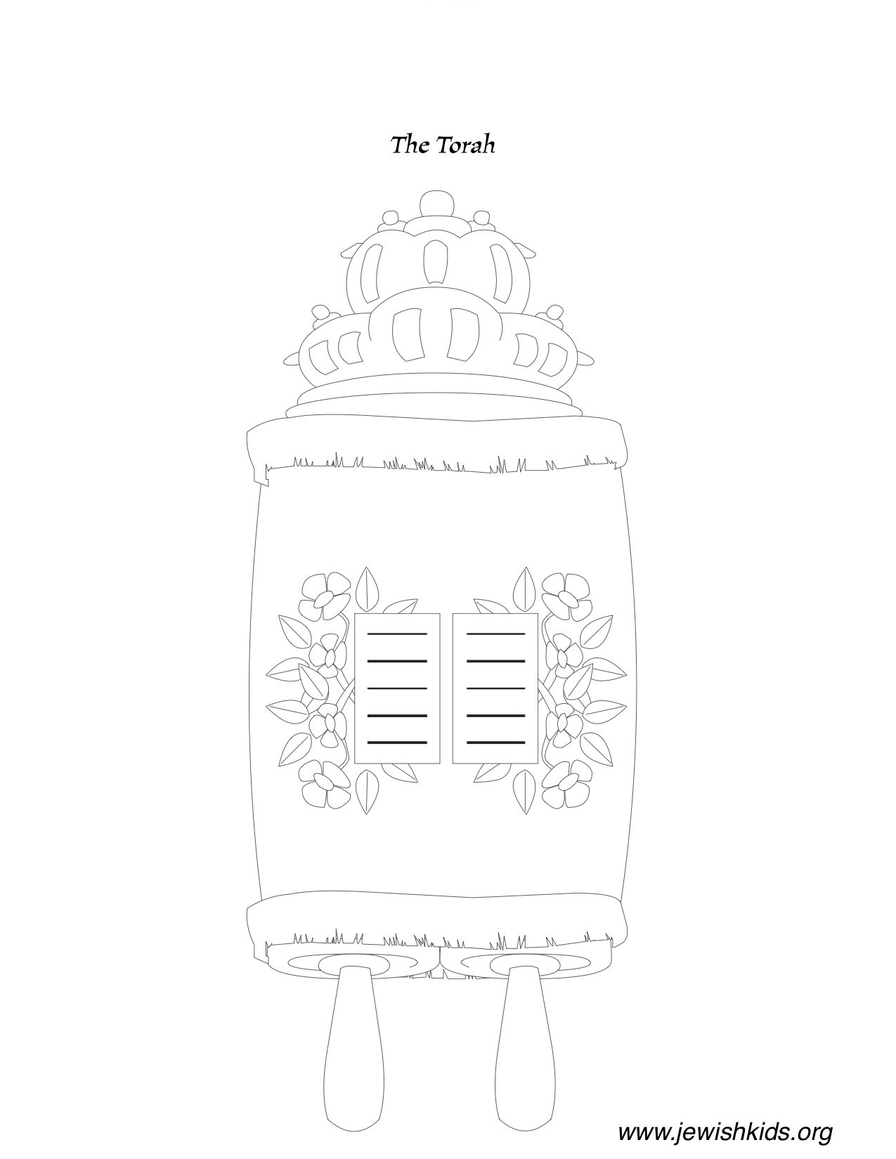 Simchat torah coloring pages