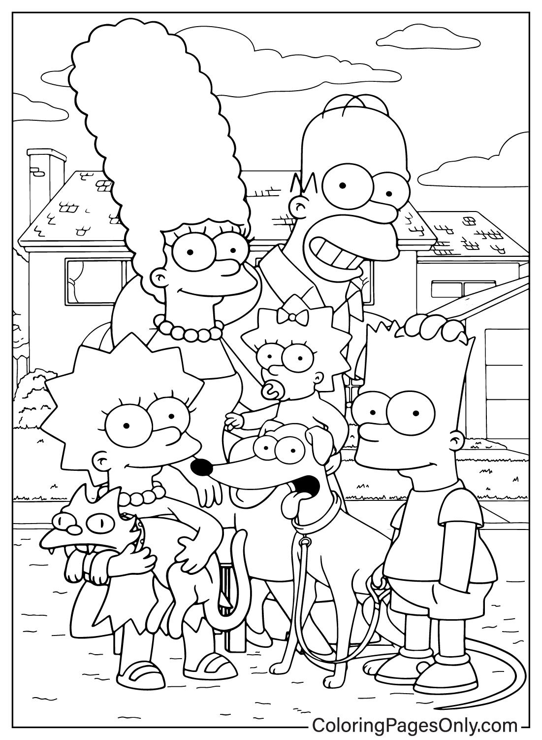 Coloring pages only on x ðððð simpsons coloring pages ð httpstcofcepsqnpl simpsons cartoon tvshow coloringpagesonly coloringpages coloringbook art fanart sketch drawing draw coloring usa trend trending trendingnow