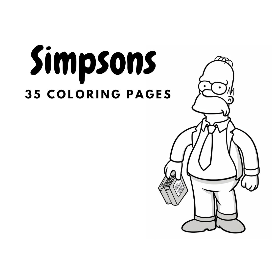 Simpsons coloring pages