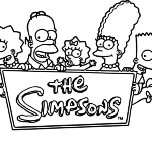 Simpsons coloring pages printable for free download