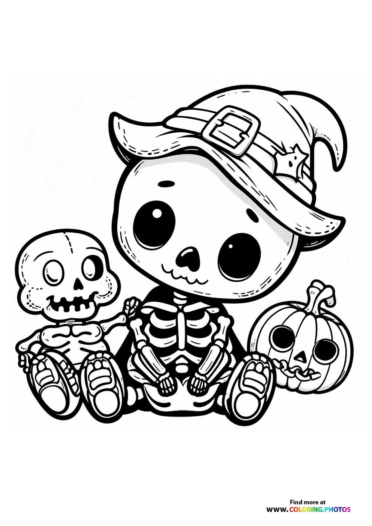 Halloween skeletons