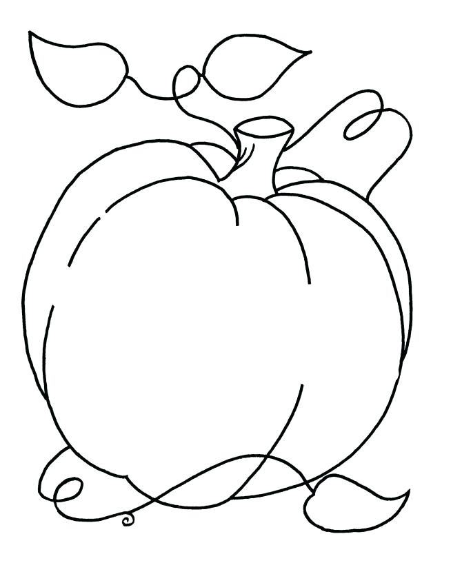 Coloring pages free blank pumpkin coloring pages