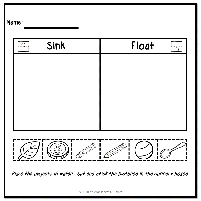 Sink or float experiments emergent reader more made by teachers