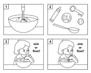 Scissor skills worksheet with monsters