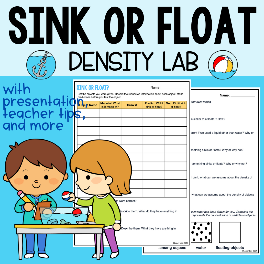 Sink or float density experiment