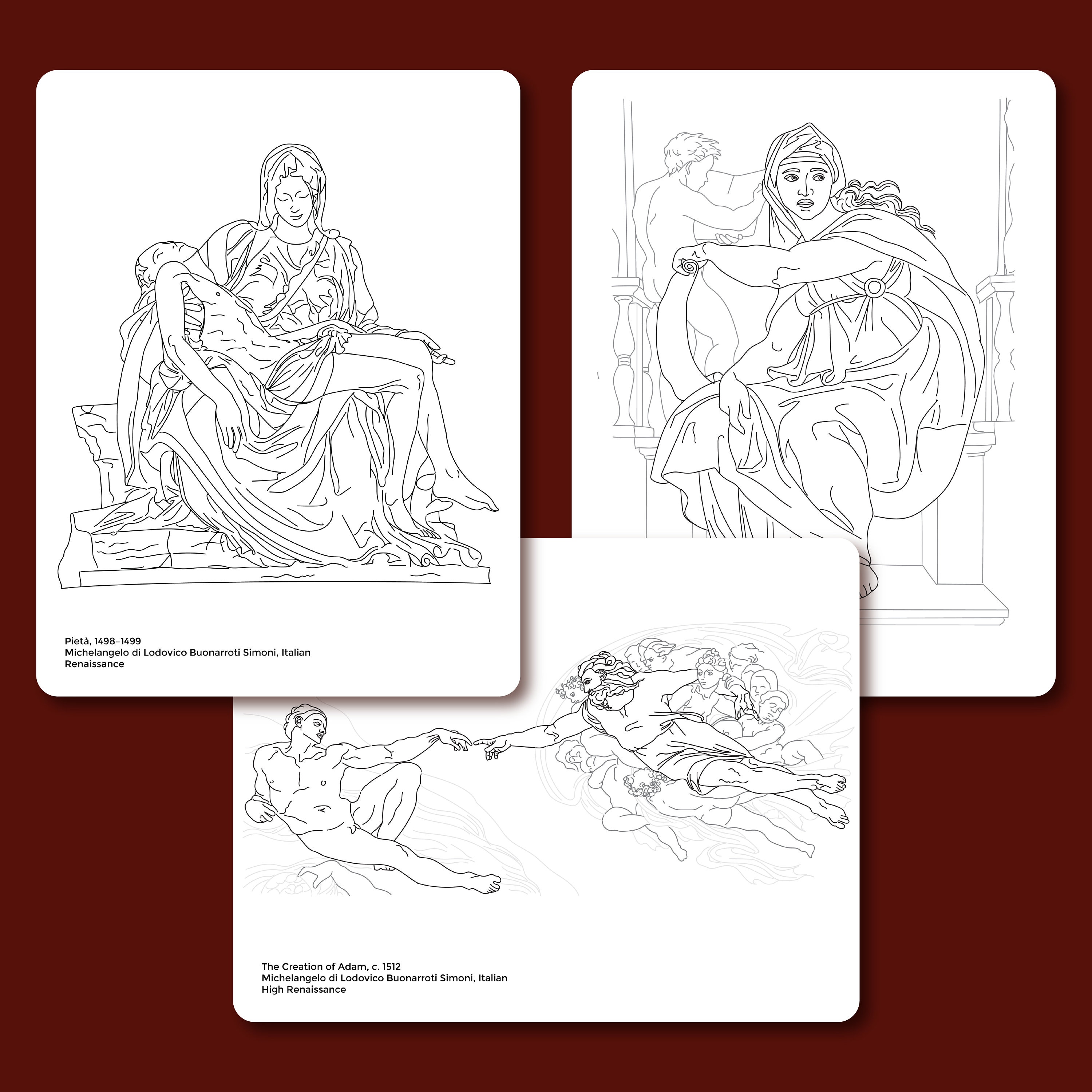 Michelangelo coloring sheets download now