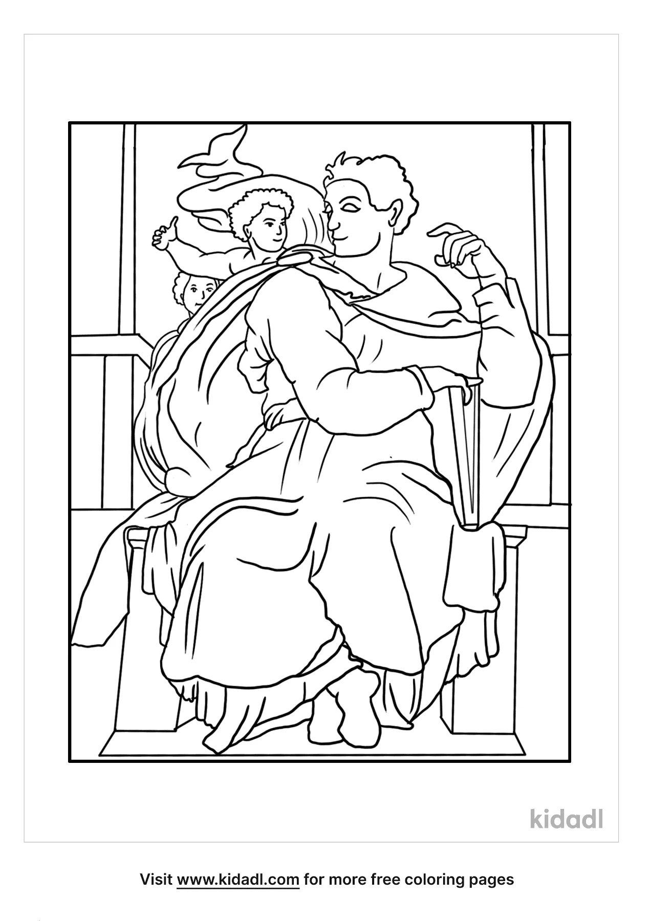 Free sistine chapel coloring page coloring page printables