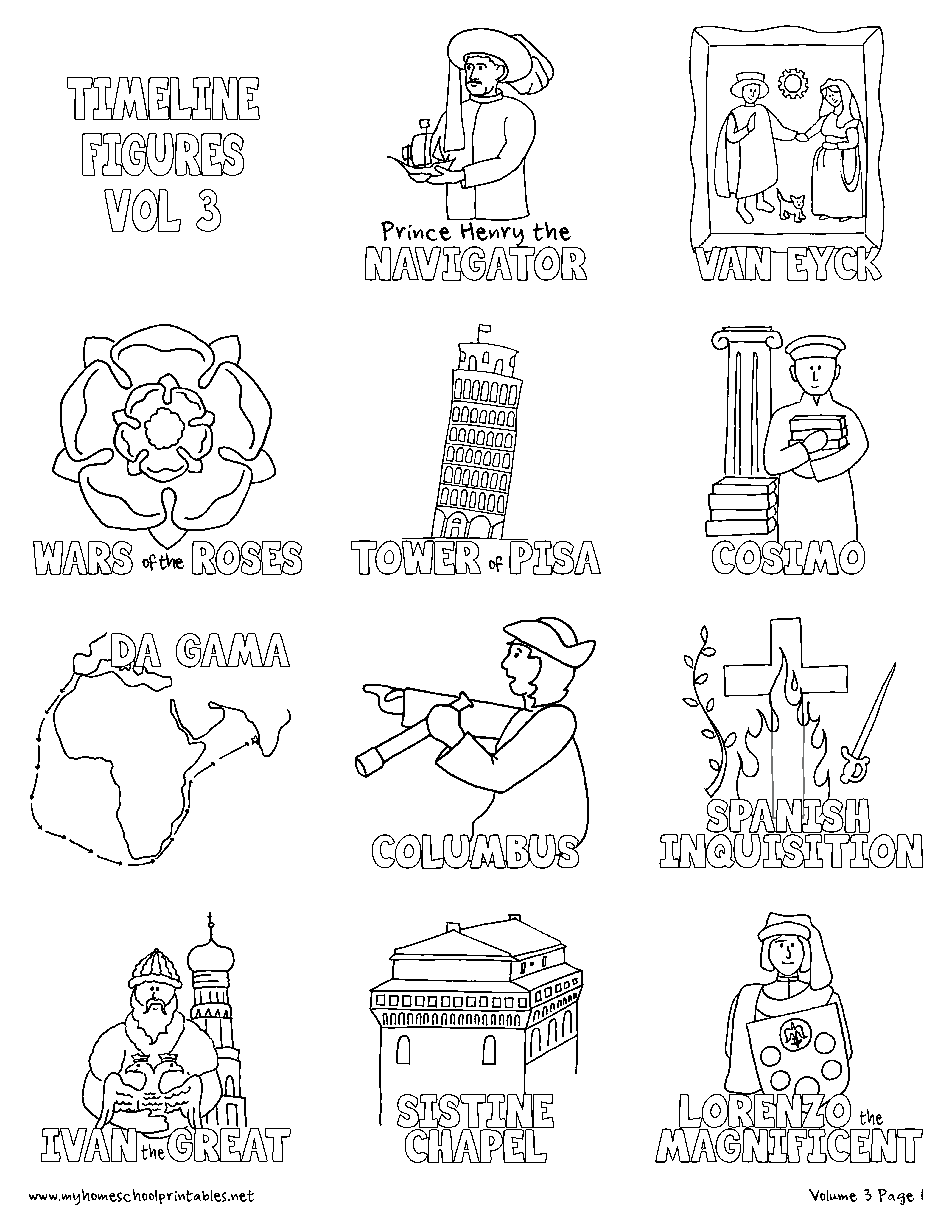 History â volume my homeschool printables