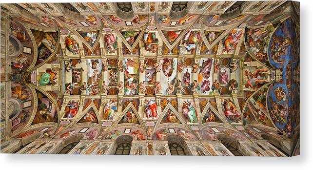 Sistine chapel ceiling canvas print canvas art by michelangelo