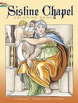 Sistine chapel coloring book eric gottesman michelangelo books