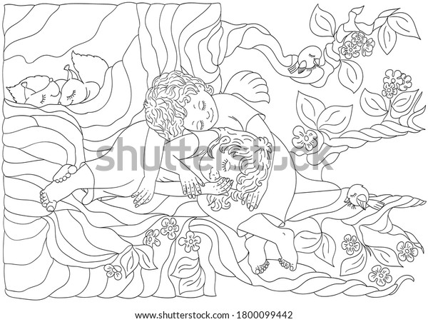 Angel coloring book images stock photos d objects vectors