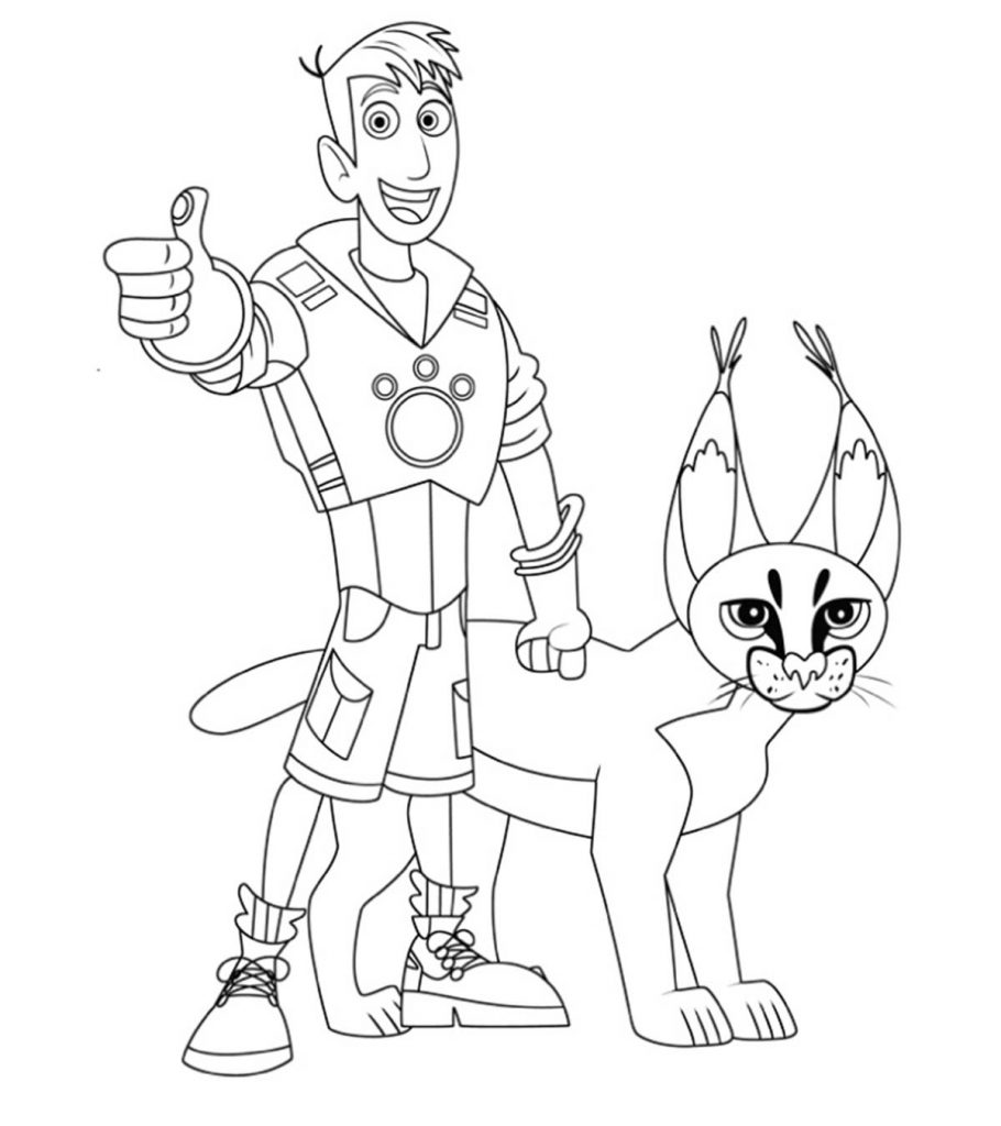 Wild kratts coloring pages