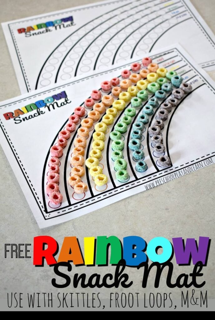 Ð free printable rainbow color matching game