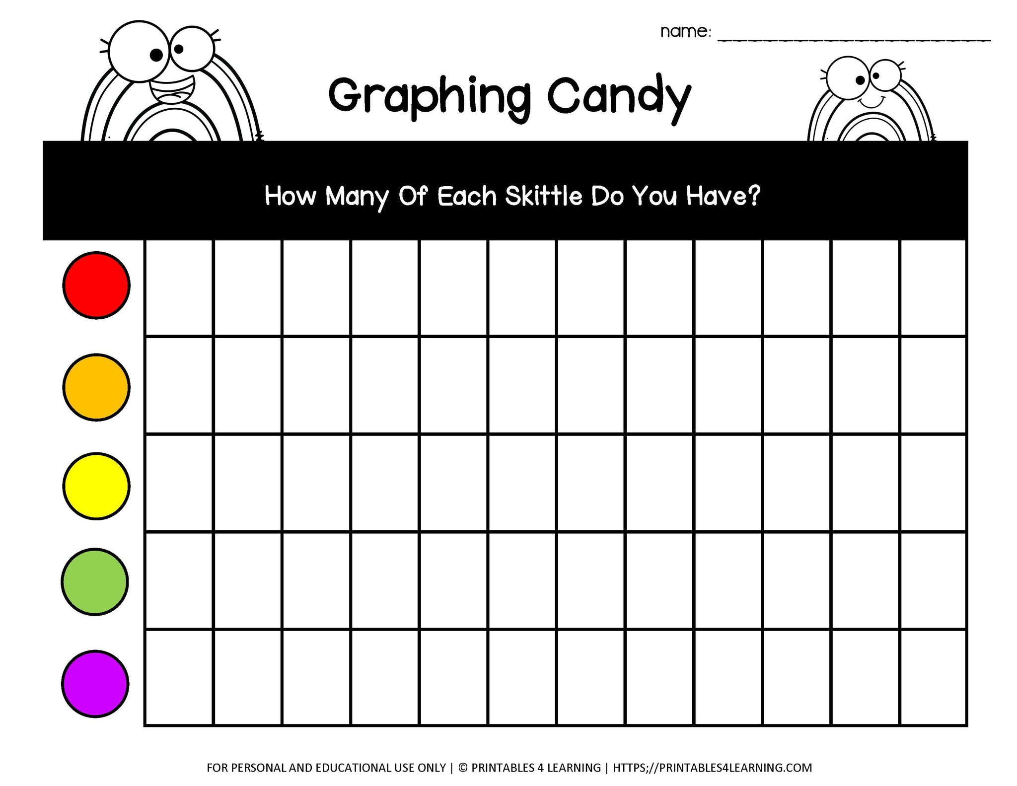 Skittles science experiment candy diffusion â printables learning