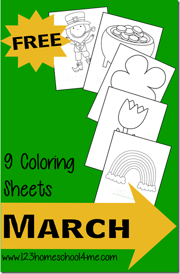 Ðfree printable march coloring pages