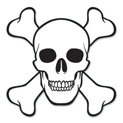 Skull crossbones cutout skull coloring pages skull stencil easy skull drawings