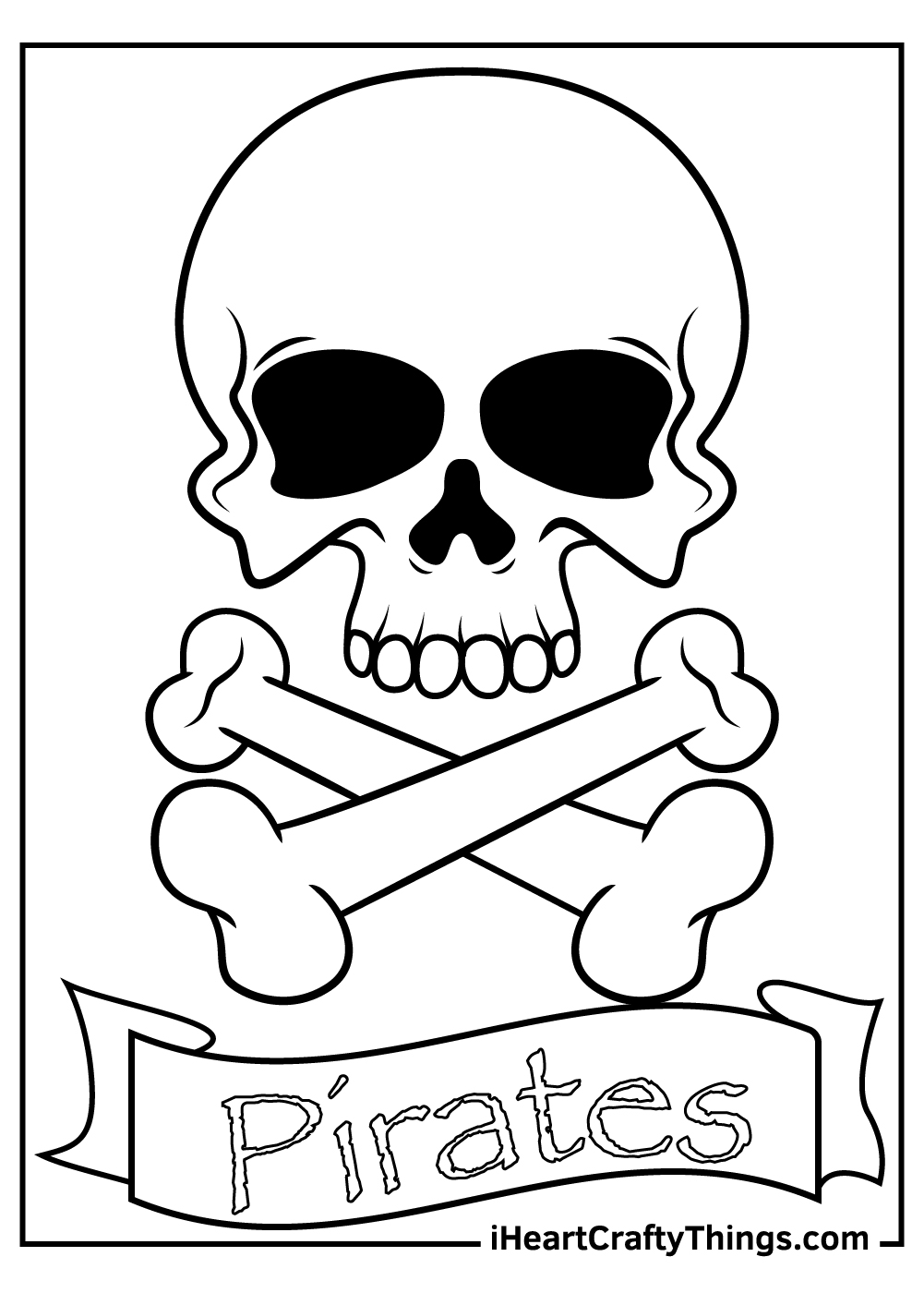 Pirates coloring pages free printables