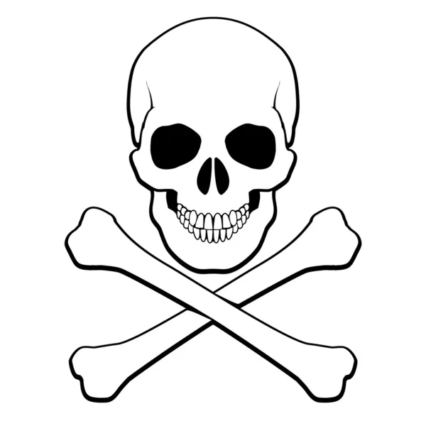 Skull and crossbones stock vector by dvargg