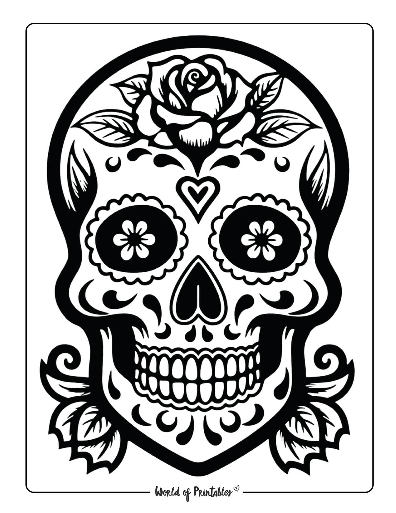 Skull coloring pages