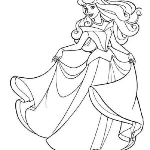 Sleeping beauty coloring pages printable for free download