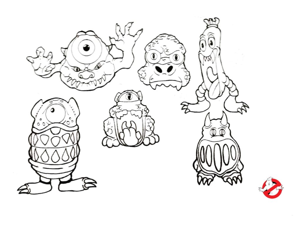 Ghostbusters coloring pages