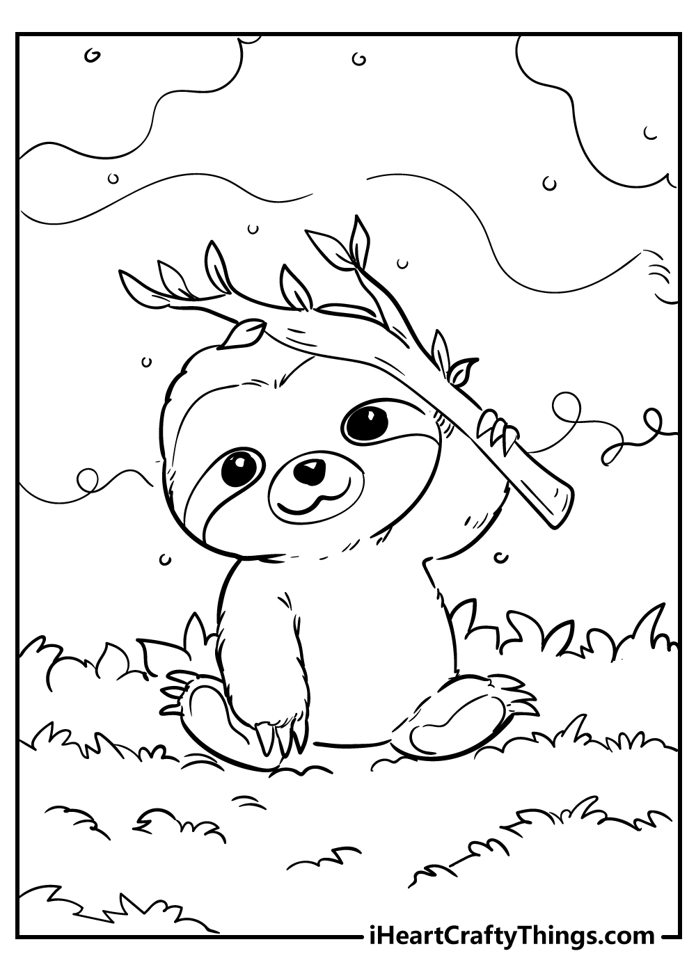 Cute animals coloring pages free printables