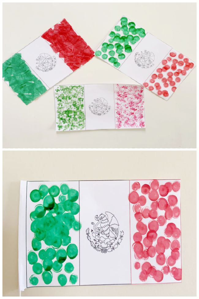 Fun mexican flag crafts for kids with printable flag of mexico kids activities blog