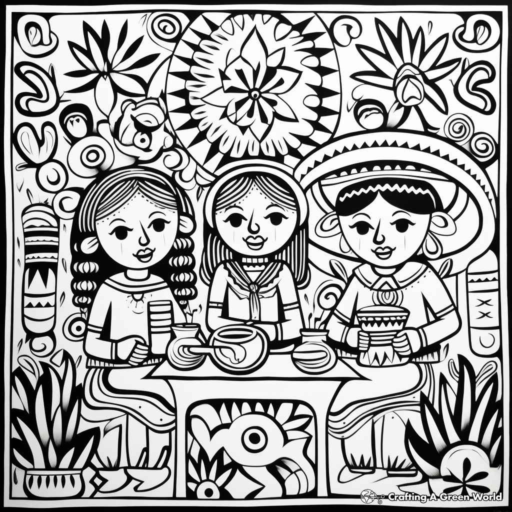 Mexico coloring pages