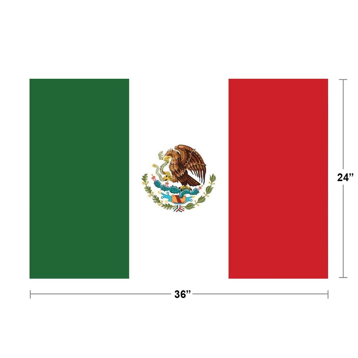 Flag of mexico cool wall decor art print poster x sports outdoors